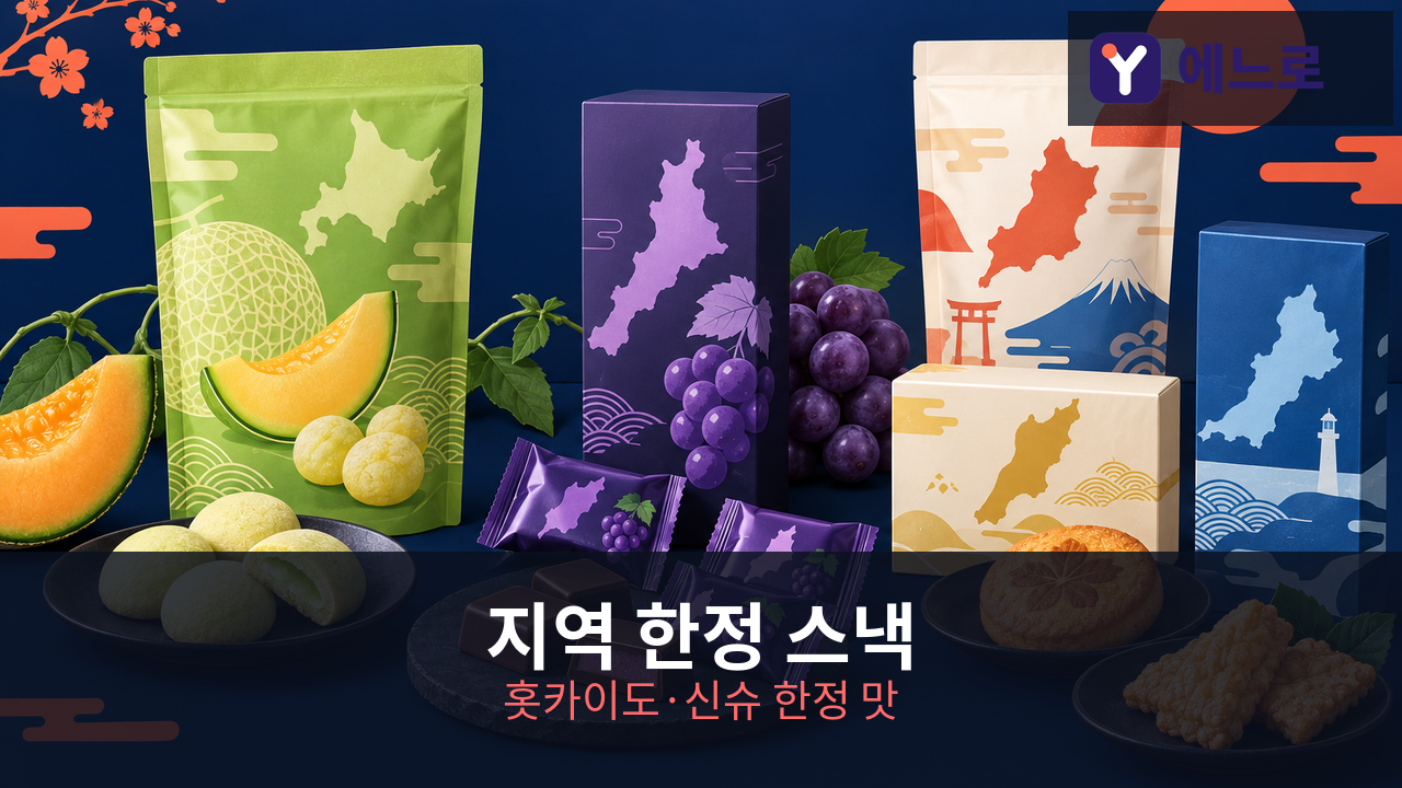 일본 지역 한정 스낵