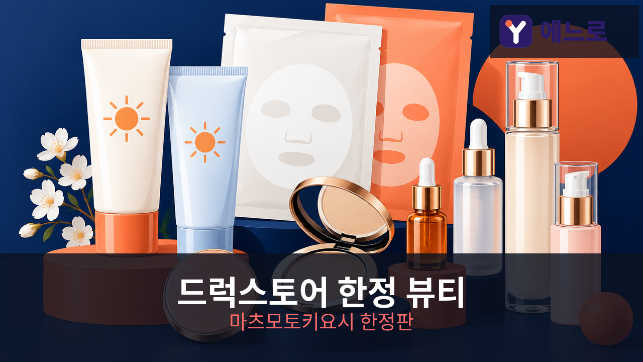 일본 드럭스토어 한정 뷰티템